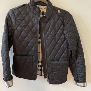 Burberry Brit Women’s Zip Quilted Jacket Black